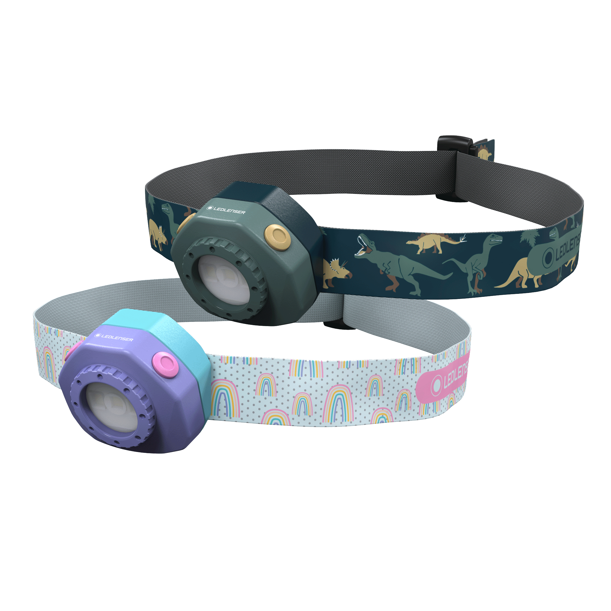 Lampada Frontale Ricaricabile LEDLENSER KIDLED4R – Colore Viola, Leggera E Compatta Per Bambini E Attività Outdoor