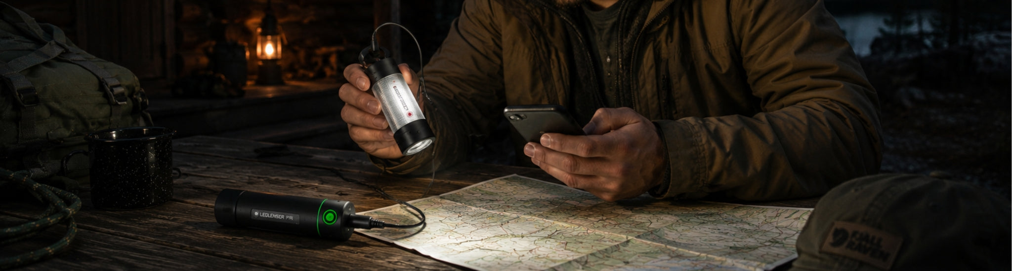 Flashlight and Powerbank Bundle Image