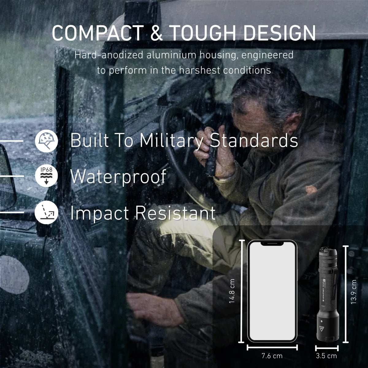 TAC6R Flashlight Tactical Outdoor Set