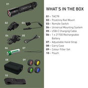 TAC7R Flashlight Tactical Outdoor Set