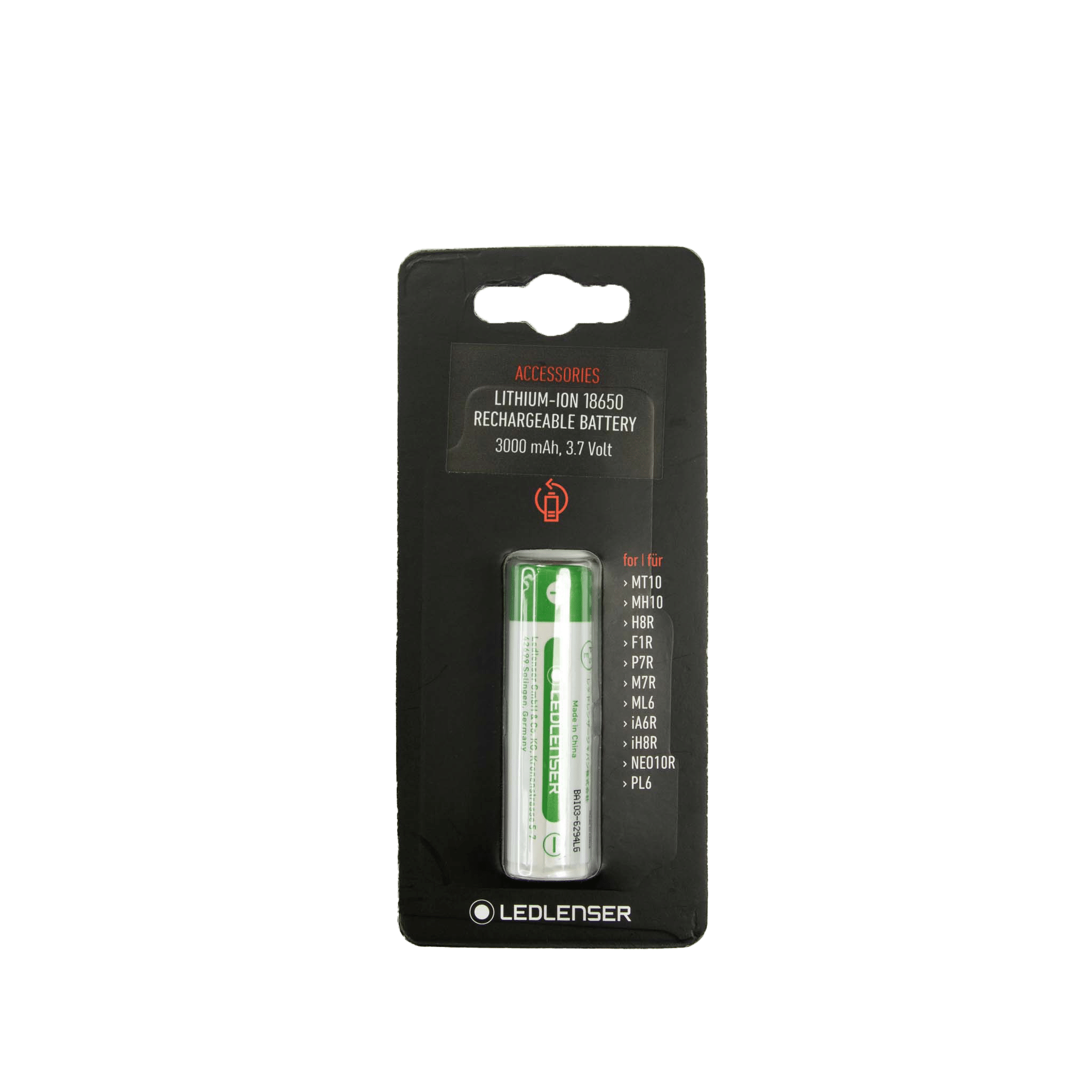 LED Lenser 18650 - Li-Ion rechargeable Battery 3000 mAh