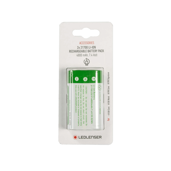 2 x 21700 Li-ion Rechargeable Battery | Suits H15R Core, H15R Work 2 x 21700 Li-ion Rechargeable Battery | Suits H15R Core, H15R Work
