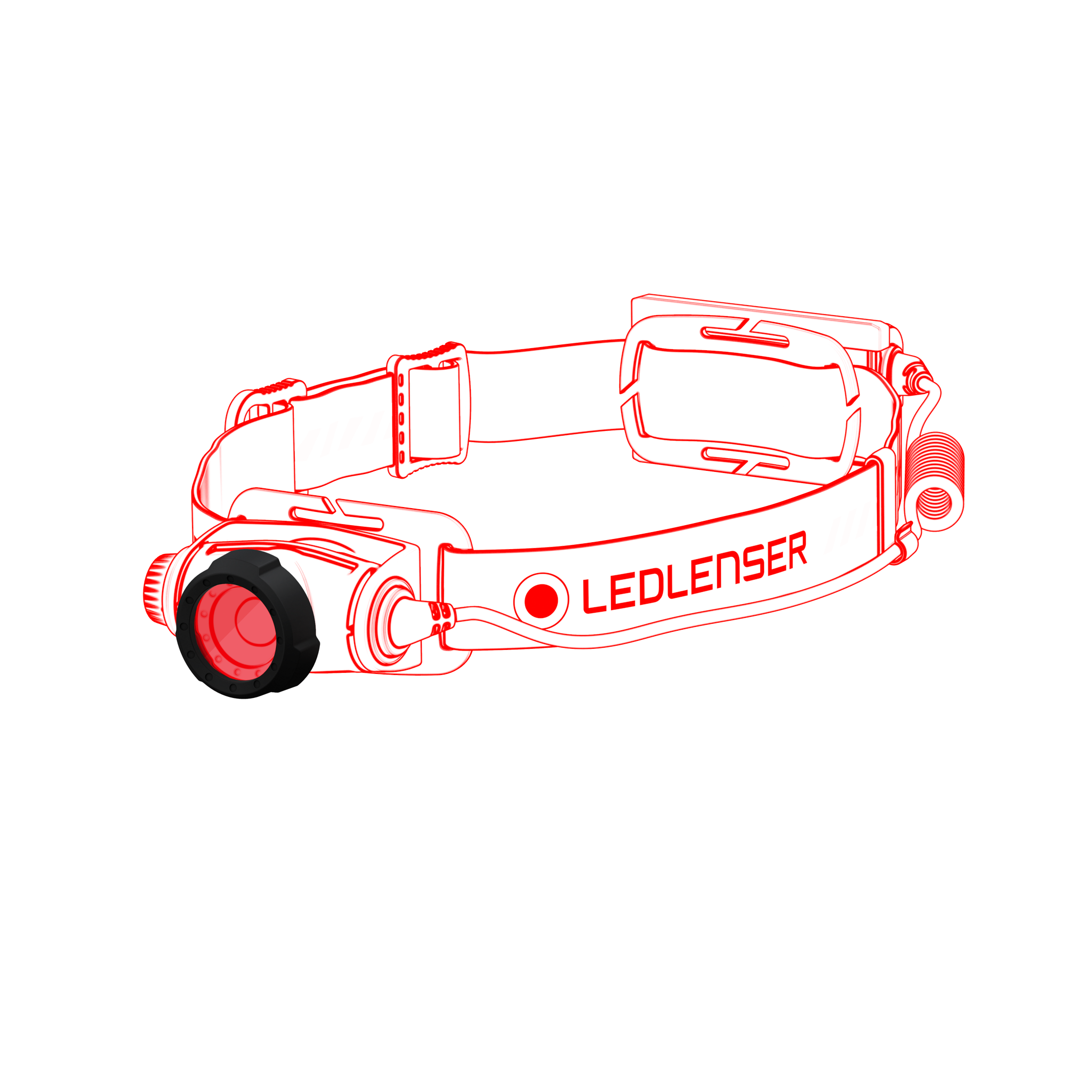 Color Filter Set 47 mm | Suits H15R Core & H15R Work Headlamp-Ledlenser USA