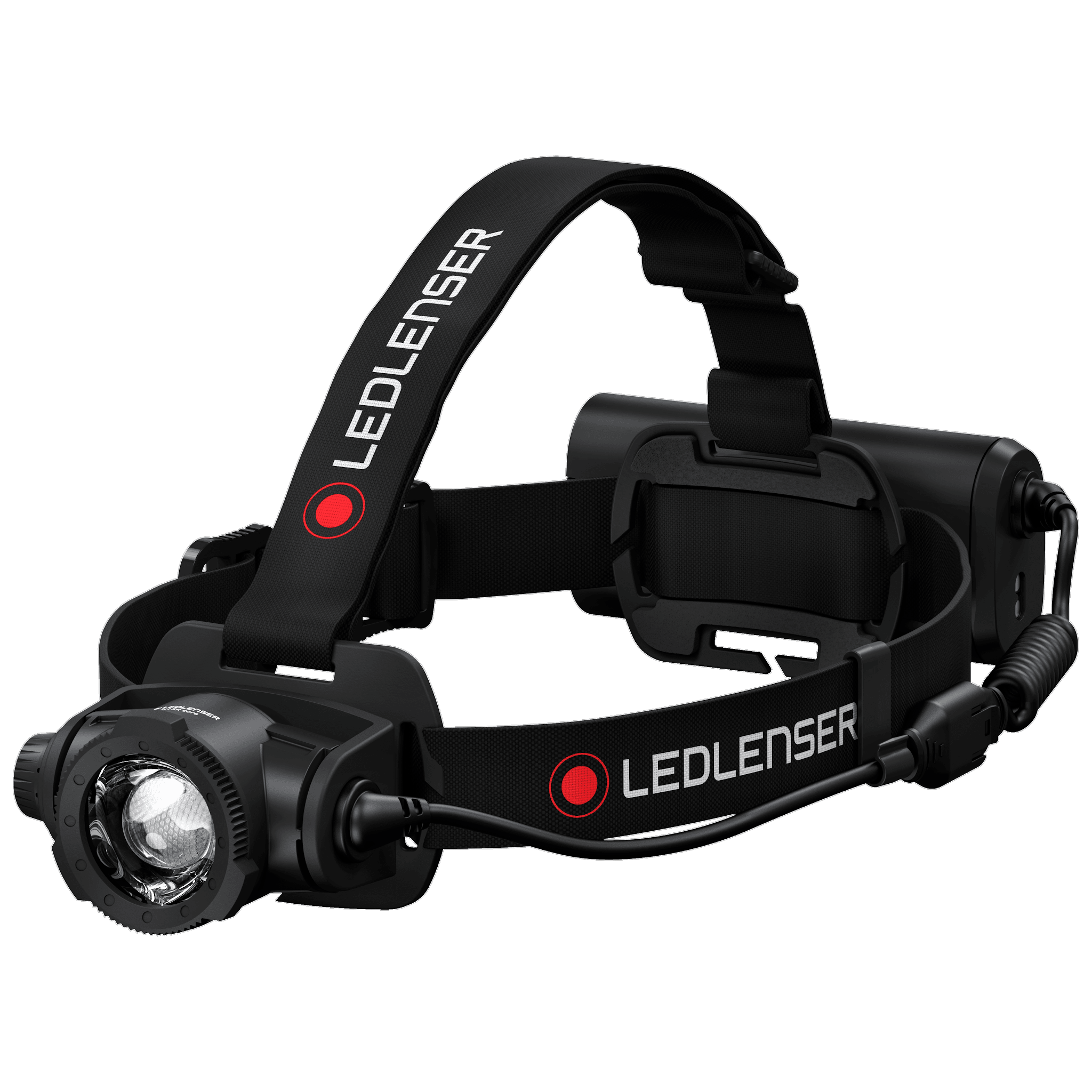 Lampe frontale rechargeable 1600 lumens - HF8R Core Black - LED
