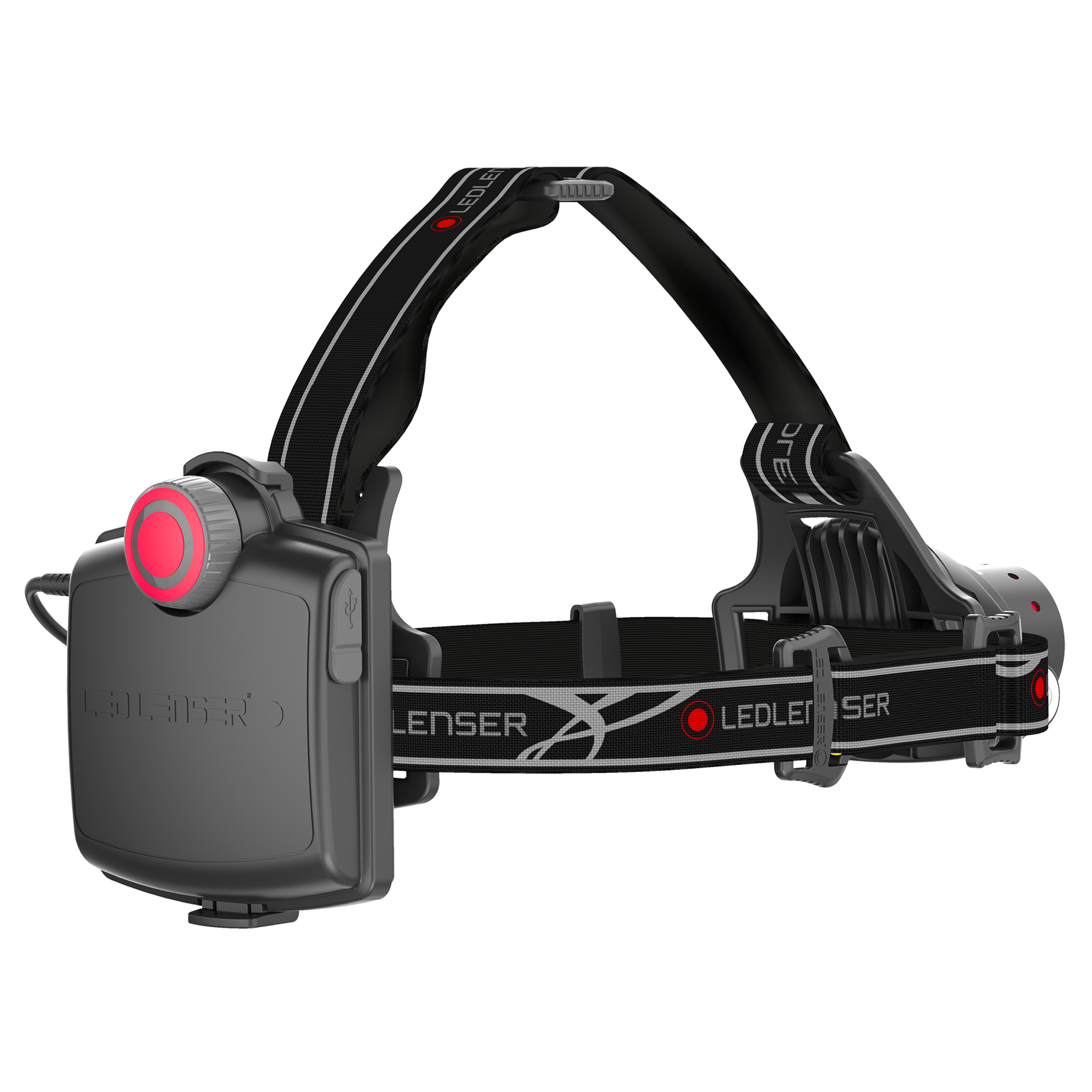 LED LENSER H14R.2 charging indicator light red flashing vs solid