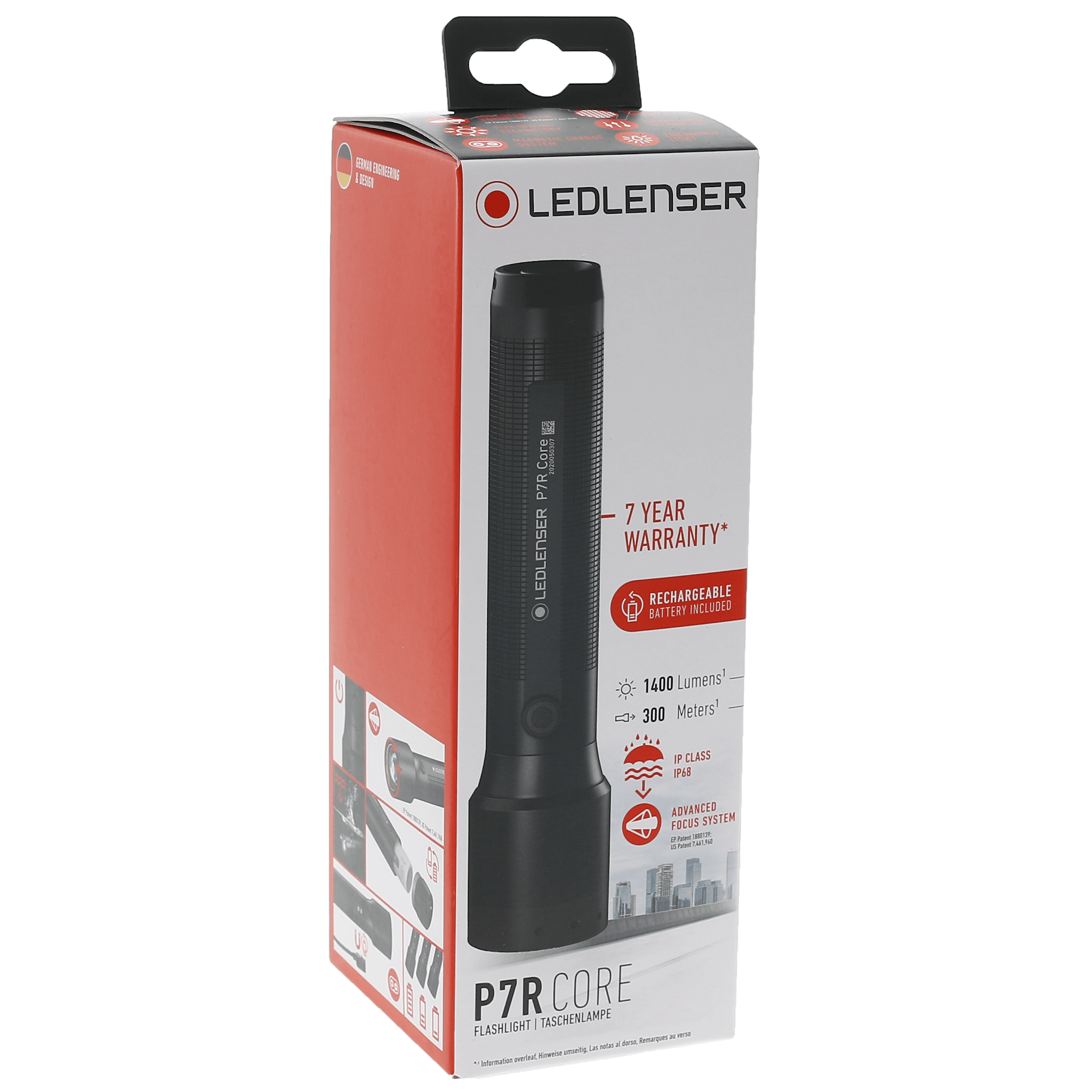 P7R Series Rechargeable Flashlight | Free | Ledlenser USA