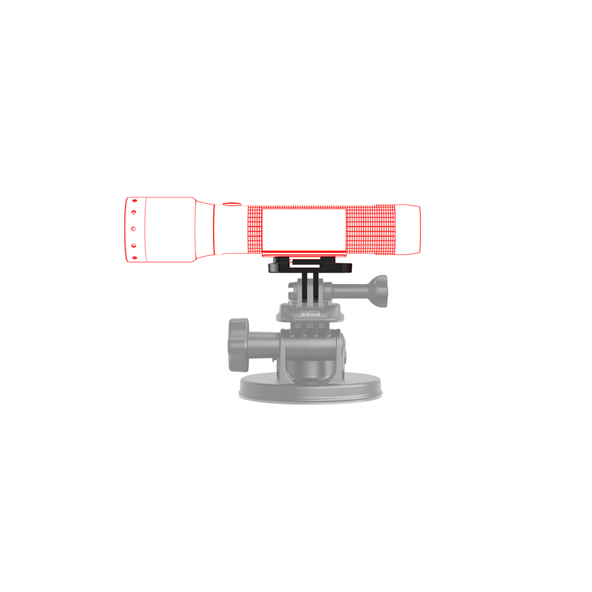 GoPro Adapter Type D | Suits H7R Work, P5R Work, H15R Core, P7R Work