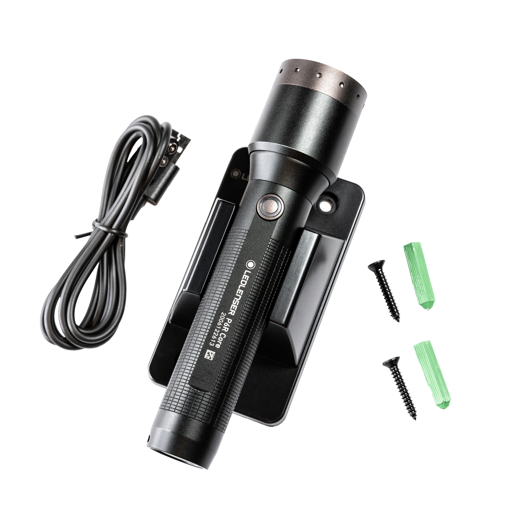 best rechargable flashlight car mount Ledlenser 880598 Wall Mount Type A for P6R Signature