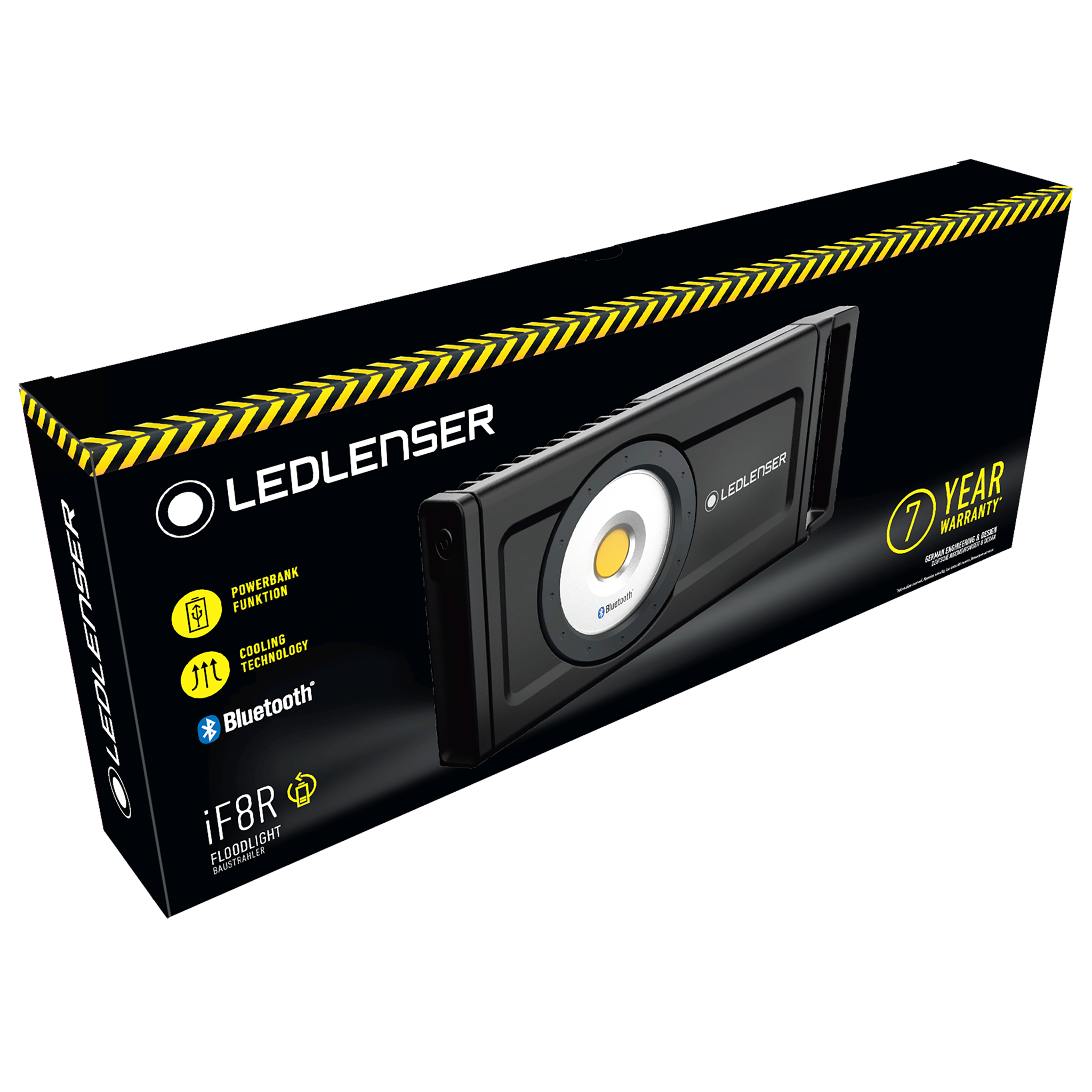 LEDLENSER iF8R Rechargeable Compact Flood Light & Power 502002